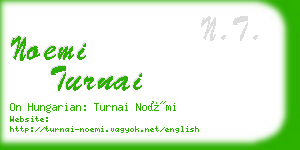 noemi turnai business card